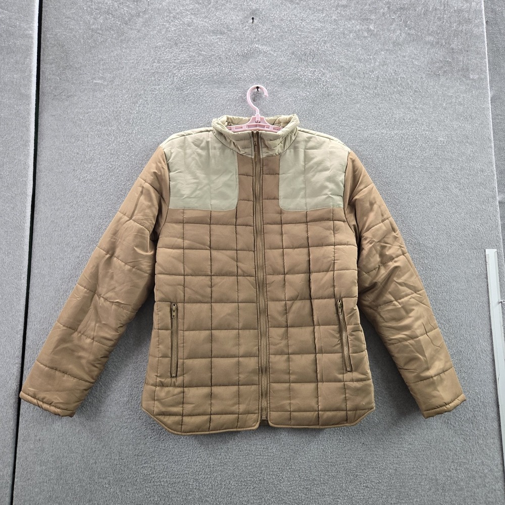 NOMAD Men Jacket XL‎ Tan Colorblock E-JOSIAH-MN Cream Padded